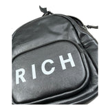 John Richmond Zaino Tinta Unita con Logo per Bambino RXP26001ZA NERO JOHN RICHMOND 