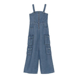 Liu Jo Tuta Intera In Denim con Zip per Bambina GA5101X BLU LIU JO 