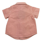 Fay Camicia Tinta Unita Mezza Manica con Fantasia A Righe per Neonato FU5521 ROSSO FAY 