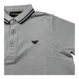 Emporio Armani Polo Mezza Manica Tinta Unita per Bambino 3R4F67 AZZURRO EMPORIO ARMANI 