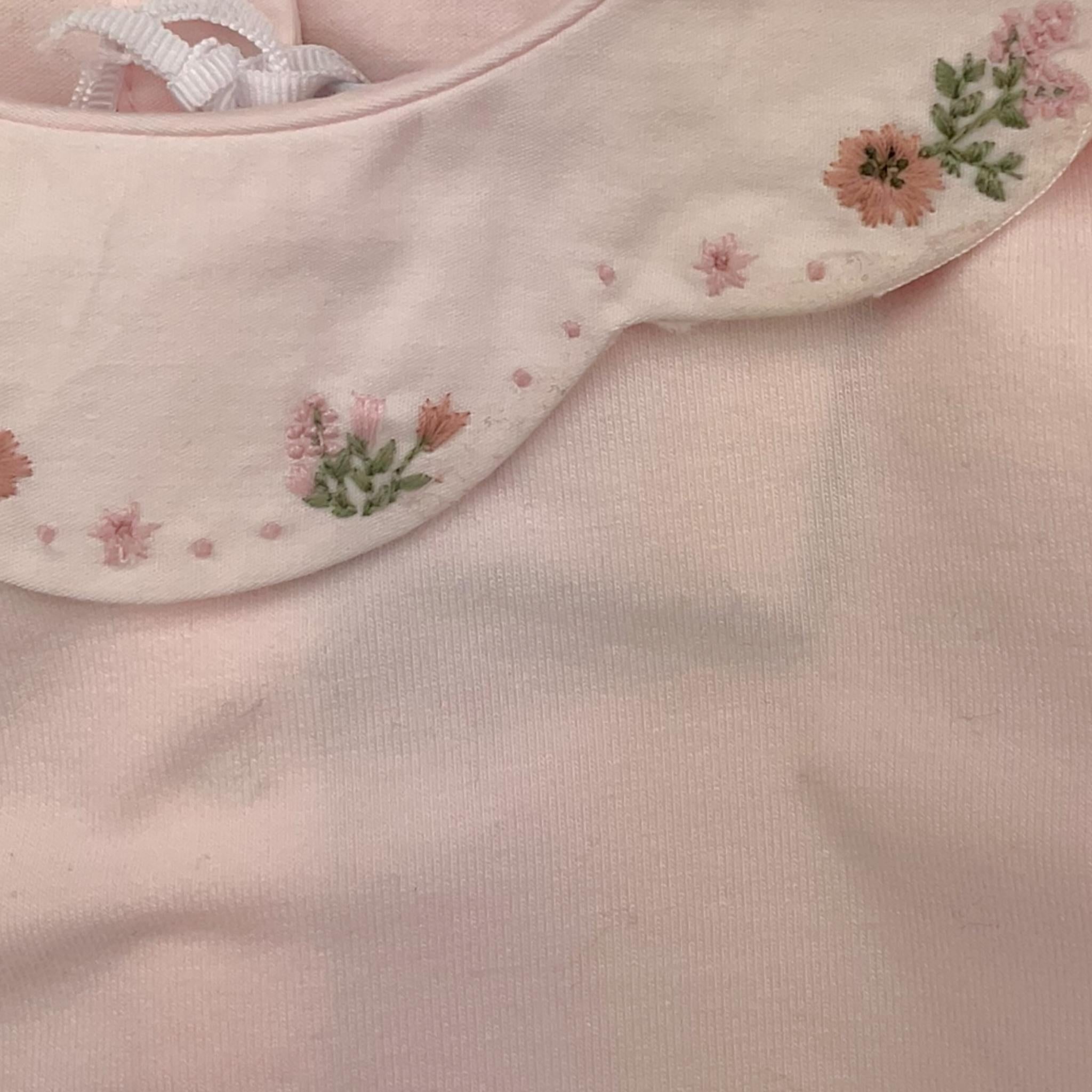 TARTINE ET CHOCOLAT body tinta unita con colletto Rosa per Neonata TZ11031 ROSA TARTINE ET CHOCOLAT 