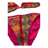 F**K Costume 2 Pezzi Triangolo-Slip Tinta Unita  per Bambina FJ22 BORDEAUX F**K 