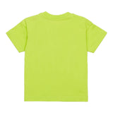 Diesel T-Shirt Girocollo Tinta Unita con Stampa per Bambino K00569J VERDE DIESEL 