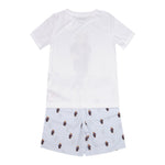 Ralph Lauren Completo 2 Pezzi Pigiama T-Shirt-Bermuda  per Bambino 9P0111 BIANCO RALPH LAUREN 