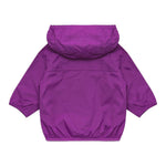 K-Way Giubbino Tinta Unita con Zip E Cappuccio per Neonata K2137XW VIOLA K-WAY 