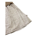 Petit Indi Abito Bicolore con Fantasia Quadri per Bambina SS25BK6527 BIANCO PETIT INDI 