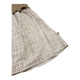 Petit Indi Abito Bicolore con Fantasia Quadri per Bambina SS25BK6527 BIANCO PETIT INDI 