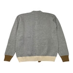 EMANUEL PRIS cardigan tinta unita con profili in contrasto Grigio per Bambino EMG7099R GRIGIO EMANUEL PRIS 
