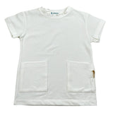 Lalalu' T-Shirt Girocollo tinta unita Bianco per Bambino TSL50PBX BIANCO LALALU' 