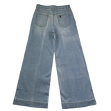 Liu Jo Jeans Tinta Unita Modello Palazzo per Bambina GA3117 AZZURRO LIU JO 