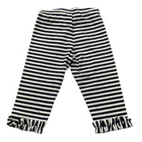 Monnalisa Leggins Fantasia A Righe per Neonata 31A414 BIANCO/BLU MONNALISA 