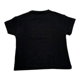 Elisabetta Franchi T-Shirt Girocollo Tinta Unita con Stampa per Neonata EGTS66 NERO ELISABETTA FRANCHI 