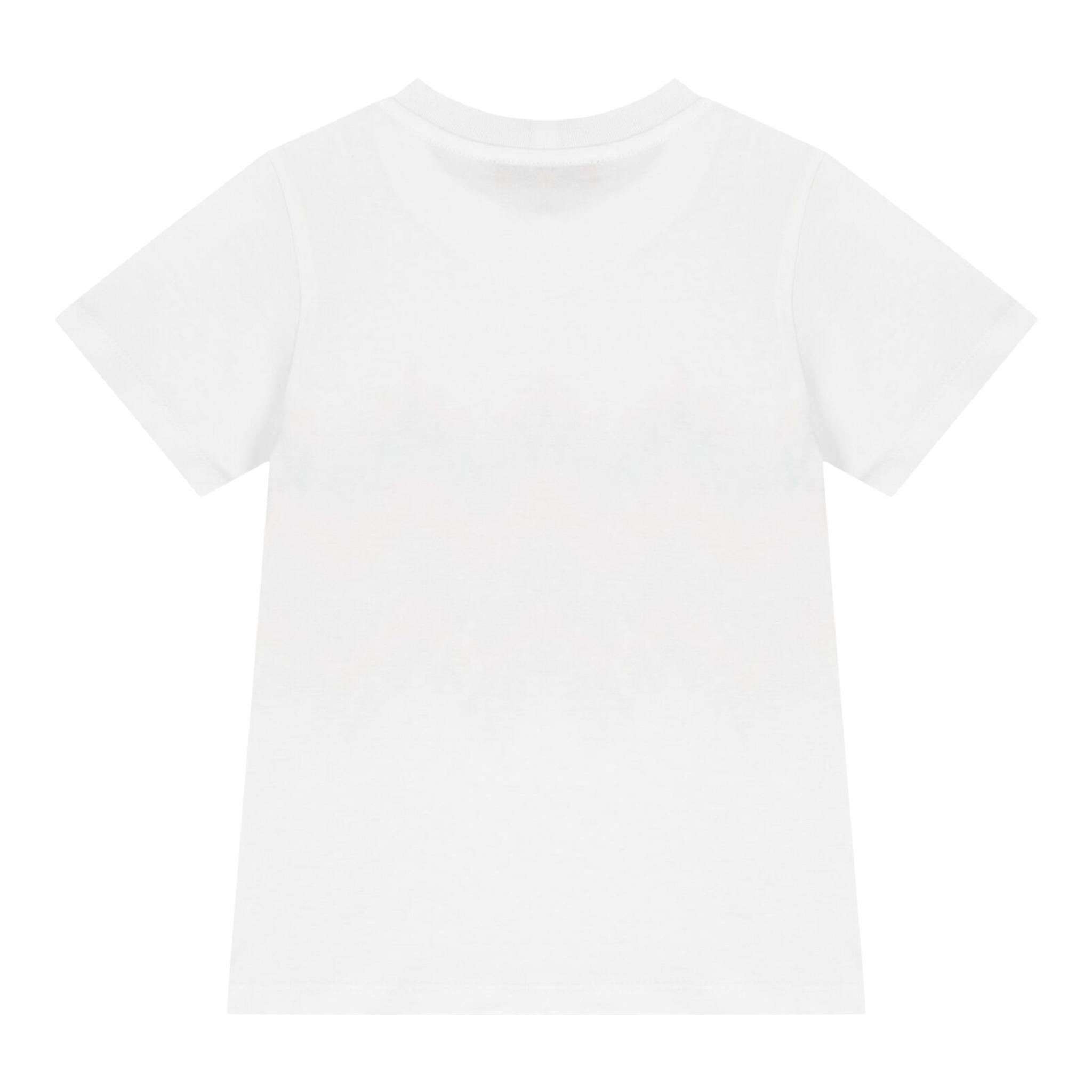 Missoni T-Shirt Girocollo Tinta Unita con Stampa per Bambino MW8P91 BIANCO MISSONI 