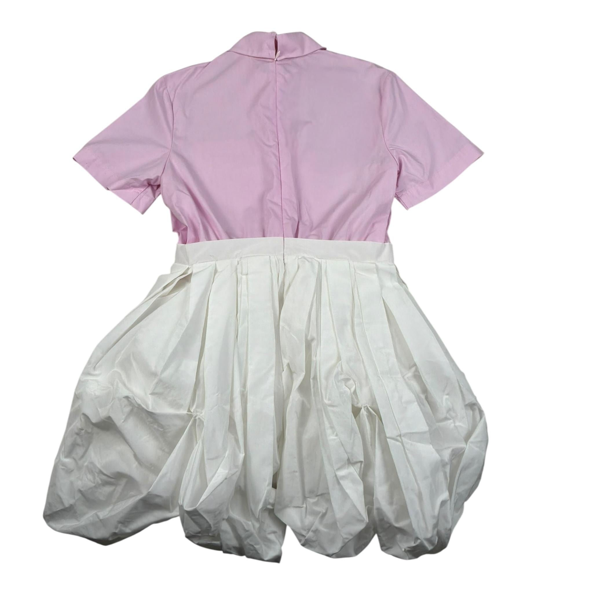 Elisabetta Franchi Abito Mezza Manica Bicolore per Bambina EFAB600 BIANCO/LILLA ELISABETTA FRANCHI 