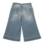 M+E' Jeans Tinta Unita Modello Palazzo per Bambina UE1706NX AZZURRO M+E' 