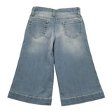 M+E' Jeans Tinta Unita Modello Palazzo per Bambina UE1706NX AZZURRO M+E' 