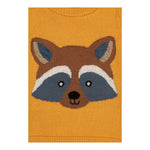 NAME.IT maglia girocollo tinta unita con ricamo animale Senape per Neonato 13233122 SENAPE NAME.IT 