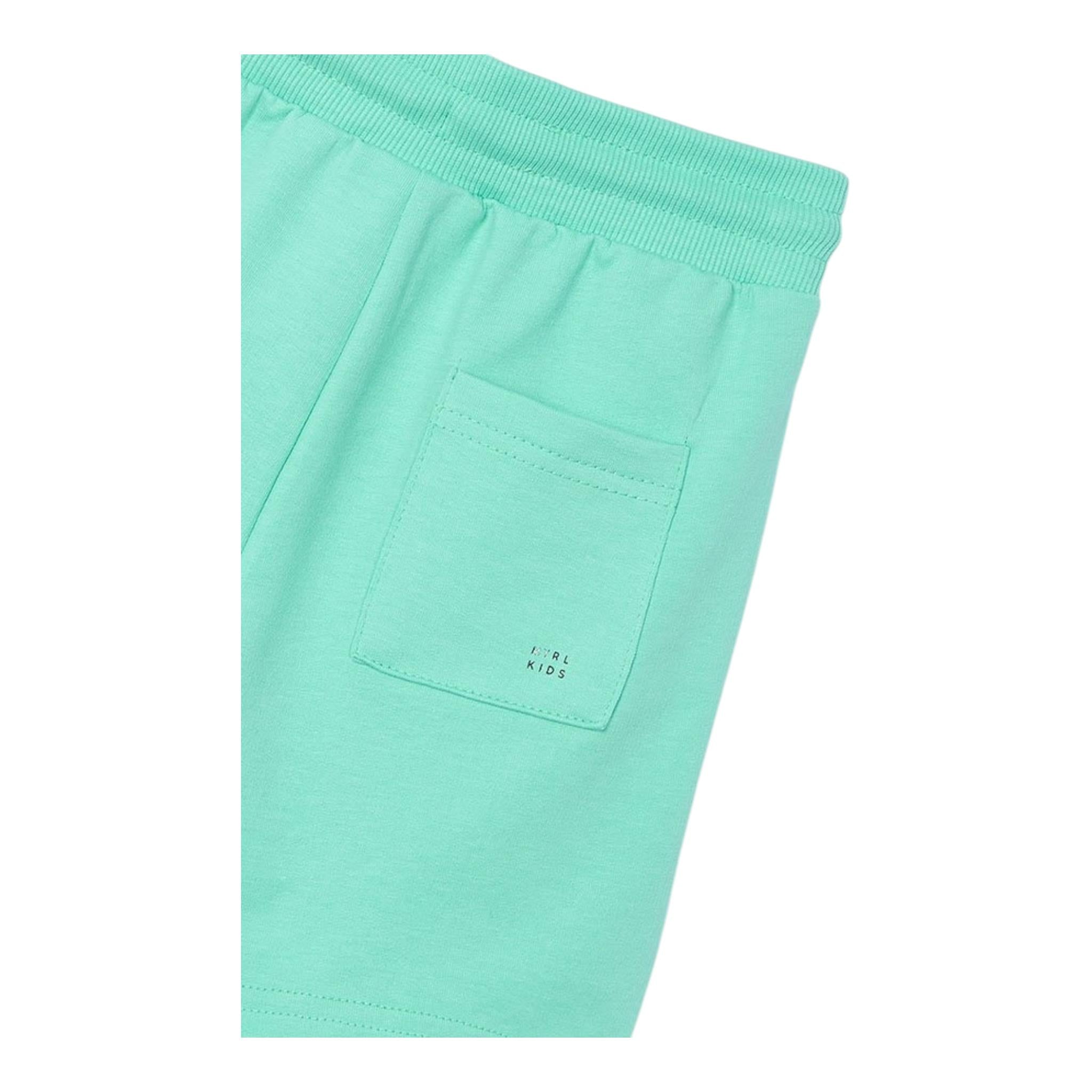 Mayoral Bermuda Tinta Unita con Elastico In Vita per Bambino 611 VERDE ACQUA MAYORAL 