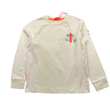 SUNS  shirt girocollo tinta unita con stampa Panna per Bambino TSS5302U PANNA SUNS 