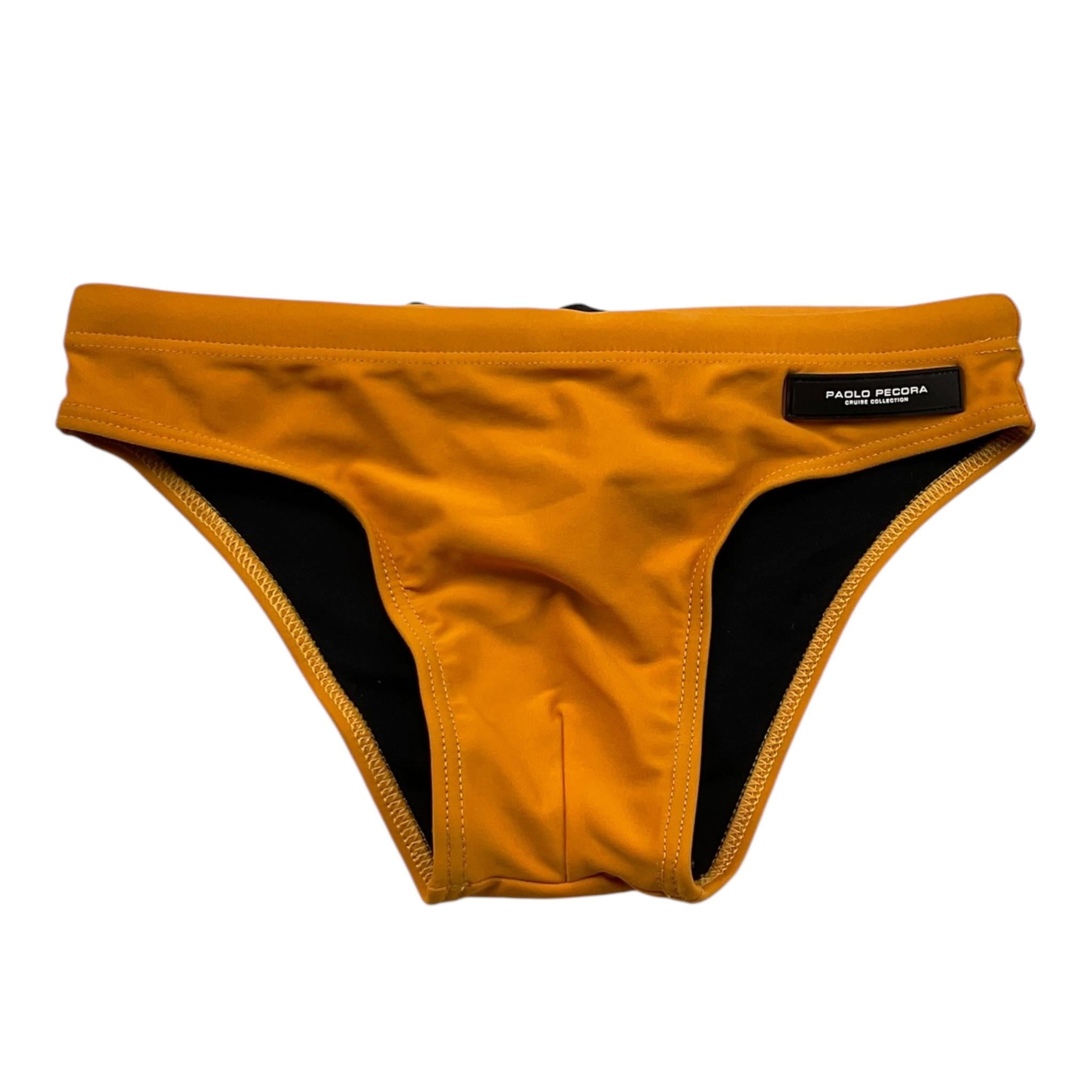 Paolo Pecora Costume Mutanda Tinta Unita per Bambino PP2003 ARANCIONE PAOLO PECORA 