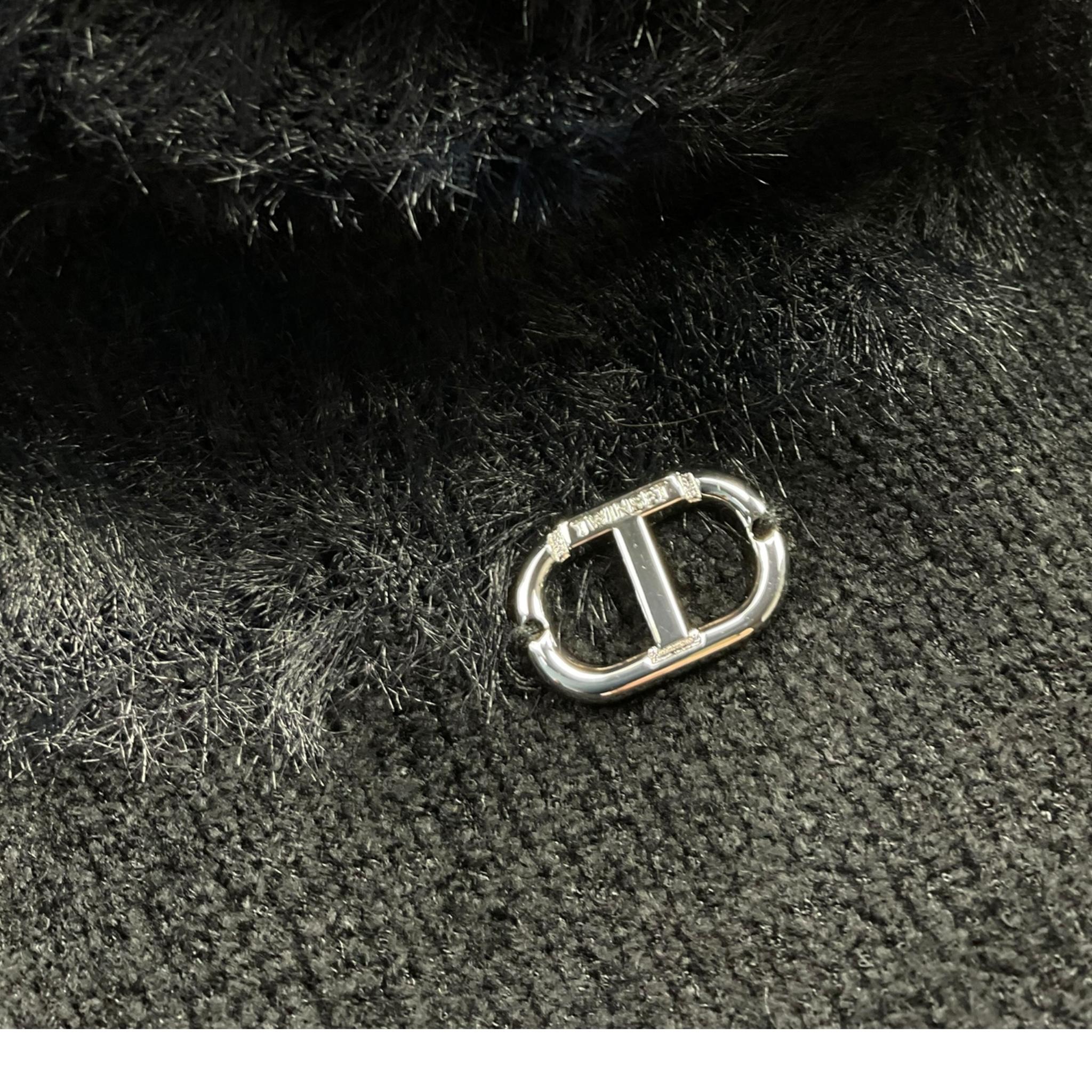 TWINSET abito tinta unita con pelliccia Nero per Bambina 242GJ3200X NERO TWINSET 