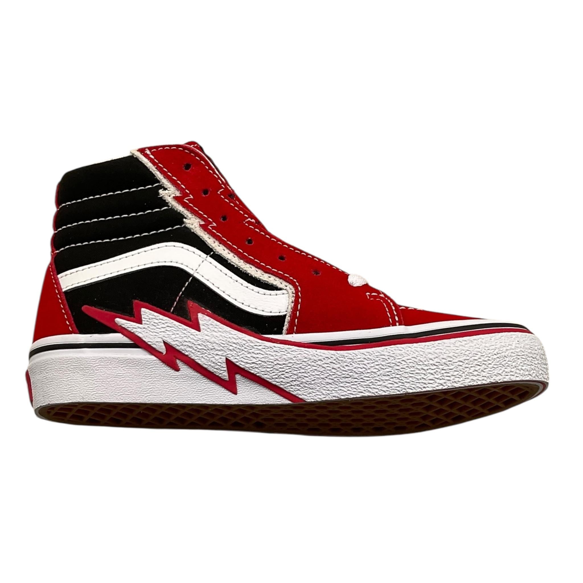 VANS sneakers collo alto bicolore Nero/rosso per Bambino VN000BVJREB1 NERO/ROSSO VANS 