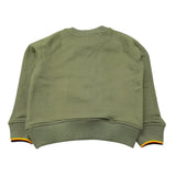K-Way Maglia Tinta Unita Girocollo con Logo per Bambino K2148LW VERDE K-WAY 