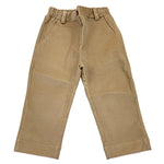 MANUEL RITZ pantalone tinta unita in camoscio con elastico in vita Beige per Bambino MR2264 BEIGE MANUEL RITZ 