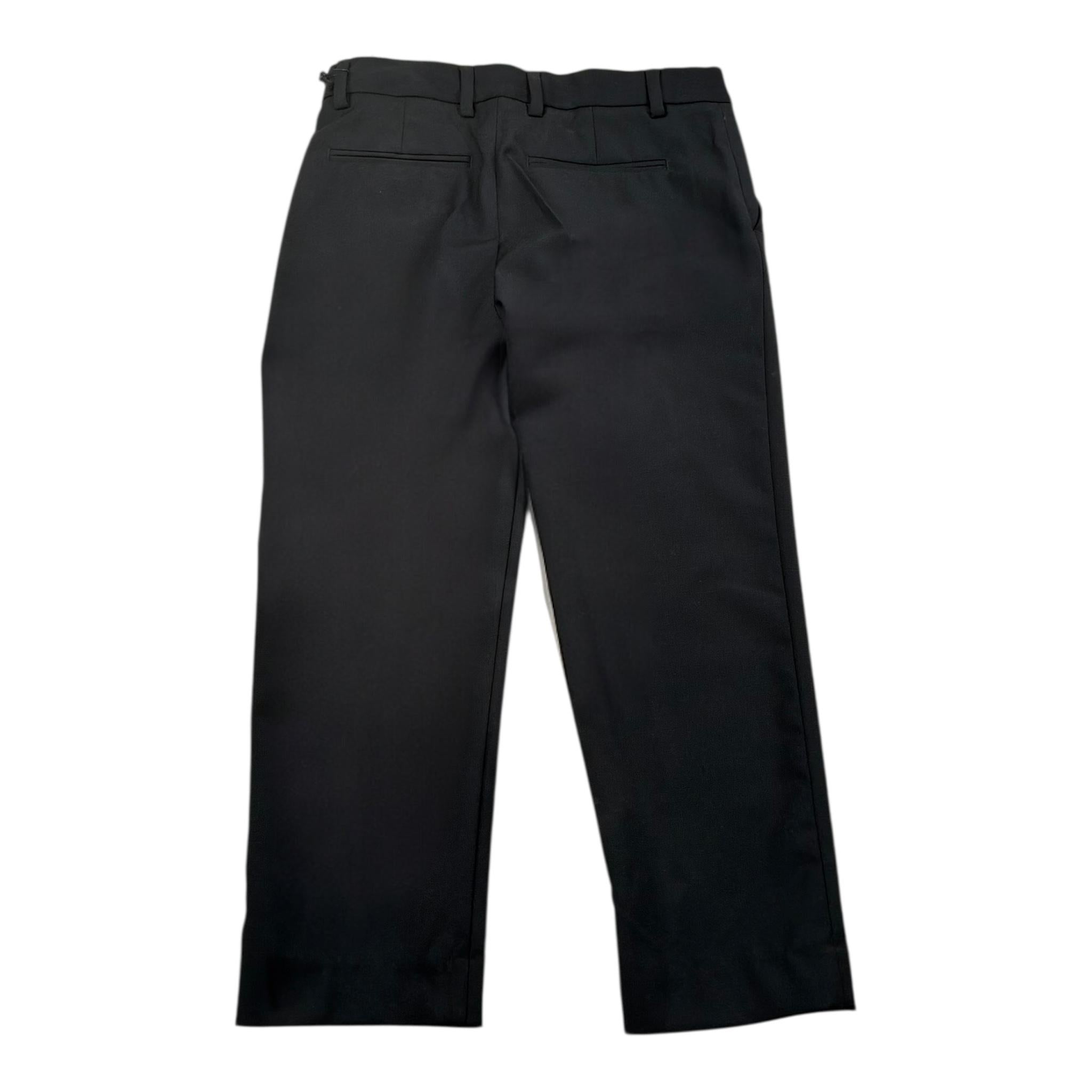 I'M Brian Pantalone Tinta Unita con Elastico In Vita per Bambino PA3234J NERO I'M BRIAN 