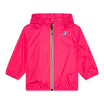 K-Way Giubbino Tinta Unita con Cappuccio per Bambina K61336WWWX FUXIA K-WAY 