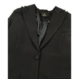 Fun & Fun Giacca Tinta Unita per Bambina FNCJJK16374 NERO FUN & FUN 