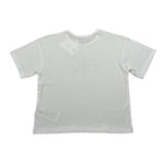 Calvin Klein T-Shirt Girocollo tinta unita con Logo Bianco per Bambina IG0IG02801XX BIANCO CALVIN KLEIN 