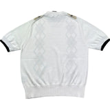 Paolo Pecora T-Shirt Girocollo Tinta Unita con Ricami In Maglia per Bambino PP4284 BIANCO PAOLO PECORA 