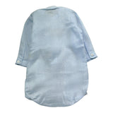 Manuel & Frank Camicia Tinta Unita con Collo Coreano Modello Body per Neonato MF3059I AZZURRO MANUEL & FRANK 