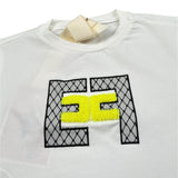 Elisabetta Franchi T-Shirt Girocollo Tinta Unita con Logo per Bambina EFTS185 BIANCO ELISABETTA FRANCHI 