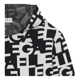 GAELLE abito tinta unita logato con cappuccio Nero per Bambina 2741VW00420X NERO GAELLE 