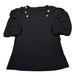 J'Aime' T-Shirt Girocollo tinta unita Nero per Bambina 4522G NERO J'AIME' 