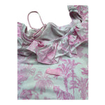 Saint Barth Costume Intero Monospalla Tinta Unita per Bambina CARIN1 BIANCO SAINT BARTH 