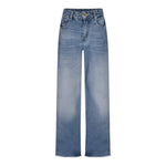 Marc Ellis Jeans Tinta Unita Modello A Palazzo per Bambina JMJPT01183 BLU MARC ELLIS 
