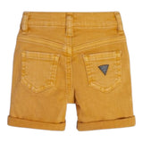 Guess Bermuda Tinta Unita con Girovita Regolabile per Neonato N1RD03WE620N GIALLO GUESS 