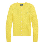 Ralph Lauren Cardigan Tinta Unita con Trecce per Bambina 312543047066 GIALLO RALPH LAUREN 
