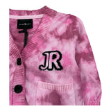John Richmond Cardigan Tinta Unita con Logo per Neonata RIP26051CD ROSA JOHN RICHMOND 