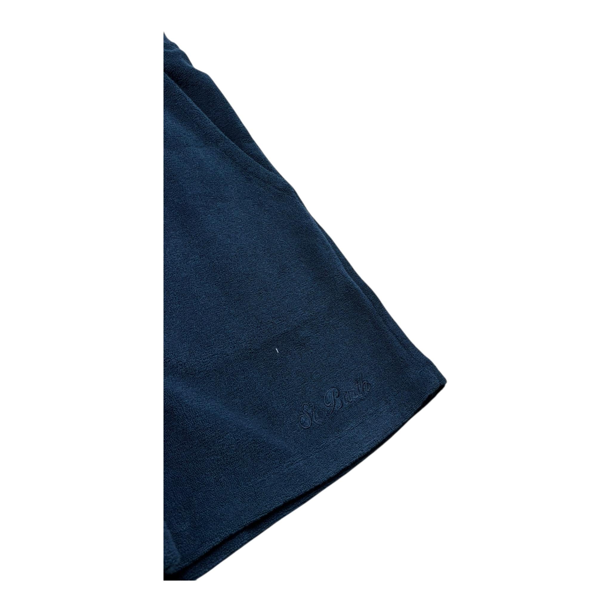 Saint Barth Bermuda Tinta Unita con Elastico In Vita per Bambino 00145LL BLU SAINT BARTH 