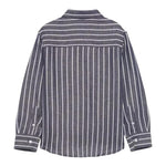 Fay Camicia Tinta Unita Manica Lunga con Fantasia A Righe per Neonato FW5P60XN BLU FAY 