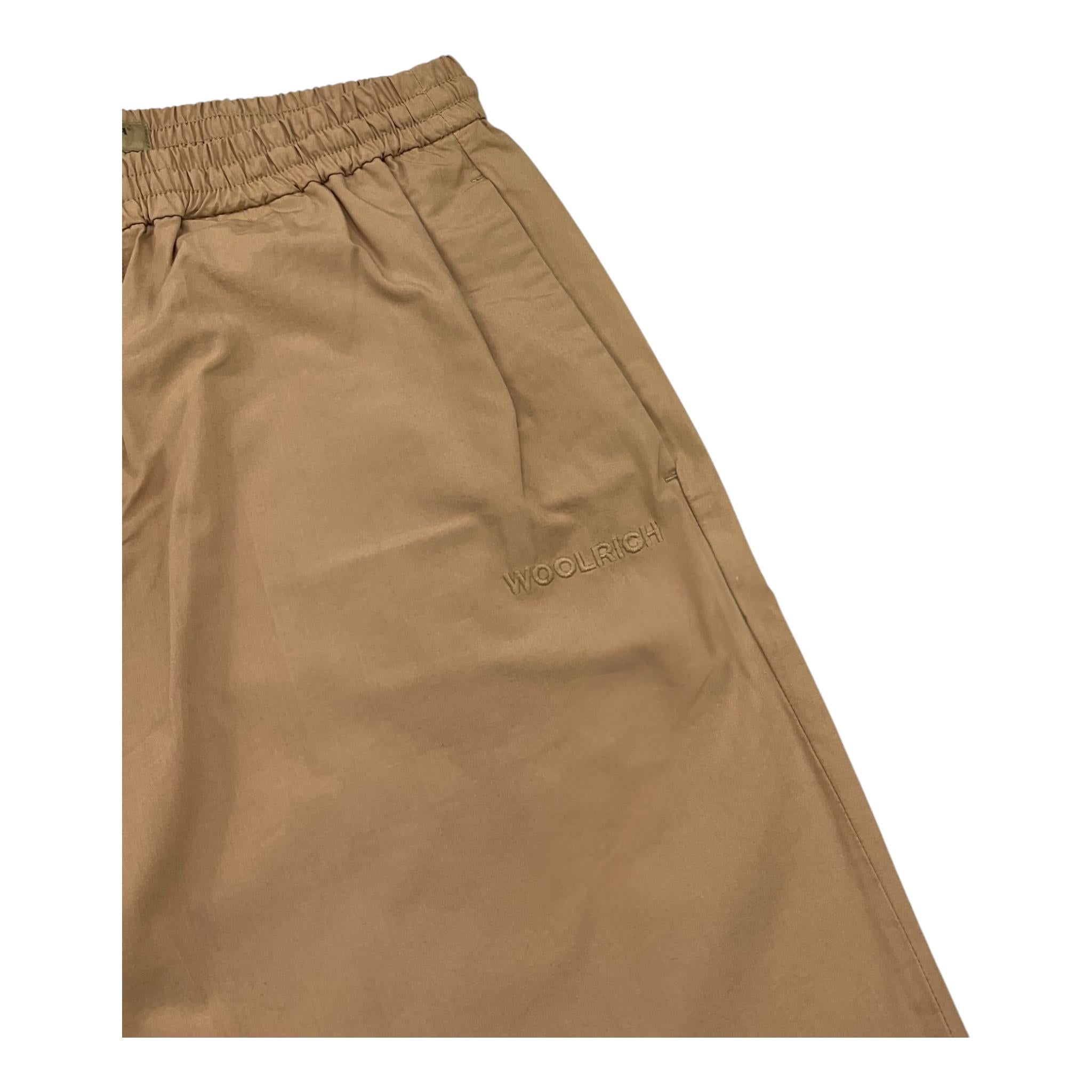 Woolrich Bermuda Tinta con Elastico In Vita per Bambina CFWKSH0062MRUT BEIGE WOOLRICH 