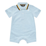 K-Way Pagliaccetto Mezza Manica Tinta Unita con Stampa per Neonato K71373W AZZURRO K-WAY 