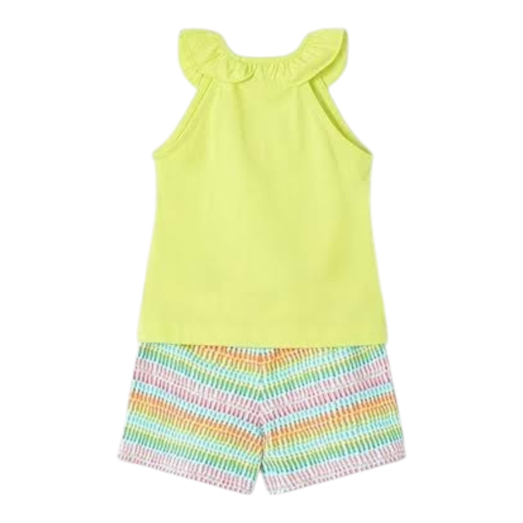 Mayoral Completo 2 Pezzi Short-Canotta per Neonata 3214 GIALLO MAYORAL 