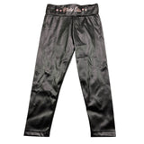 MARC ELLIS leggins in ecopelle tinta unita con elastico in vita  Nero per Bambina JMJPT00284XX NERO MARC ELLIS 