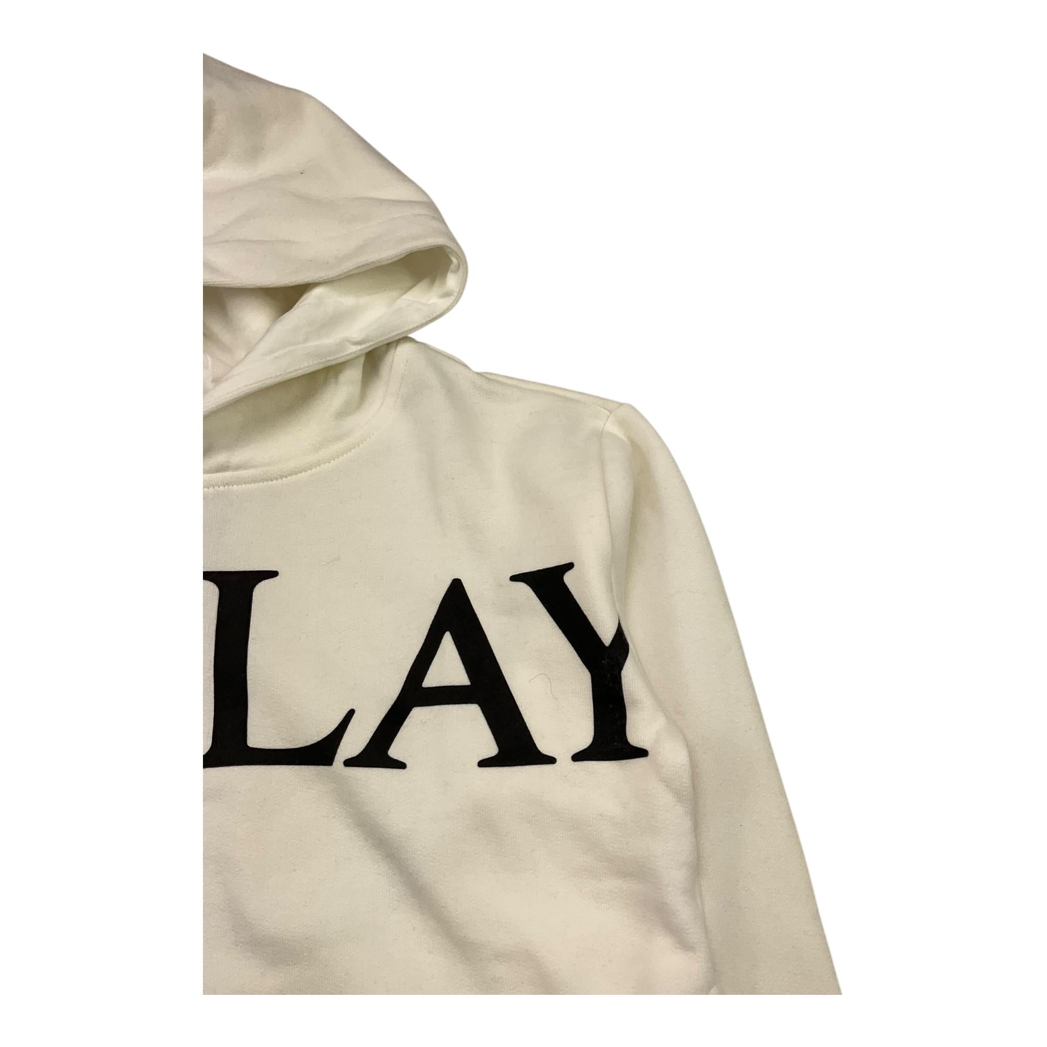 REPLAY felpa chiusa con cappuccio tinta unita con logo Panna per Bambino SB2452 PANNA REPLAY 