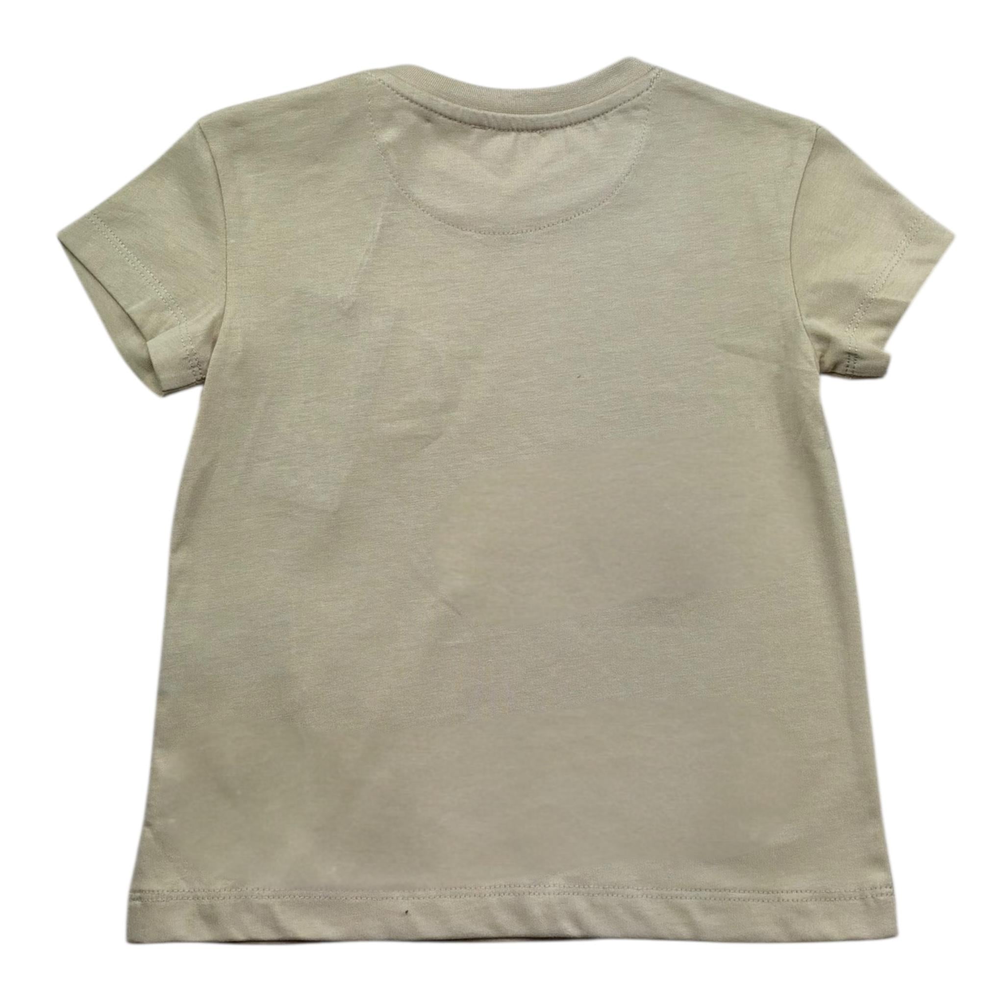 Just Cavalli T-Shirt Girocollo Tinta Unita con Logo per Neonato JIP26088TS BEIGE JUST CAVALLI 